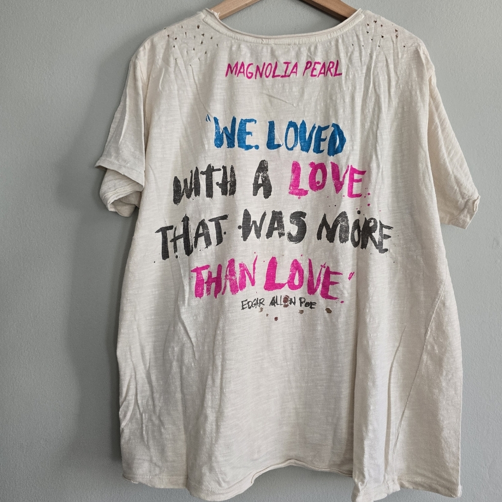 Magnolia Pearl More Than Love Boyfriend Tee, One Size - Picture 2 of 10
